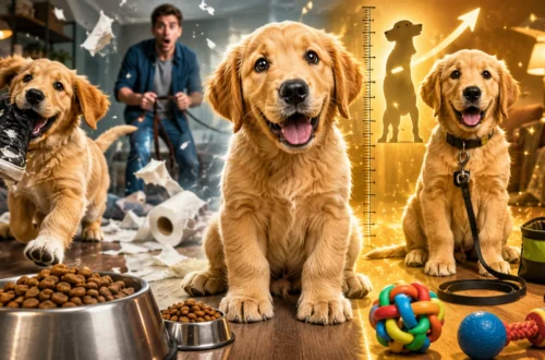 4 Month Old Golden Retriever Guide - Size, Weight, Training, Food & Behavior