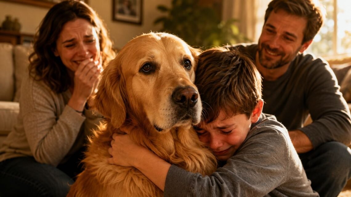 A Family Adopted This Golden Retriever… Then Something Beautiful Happened