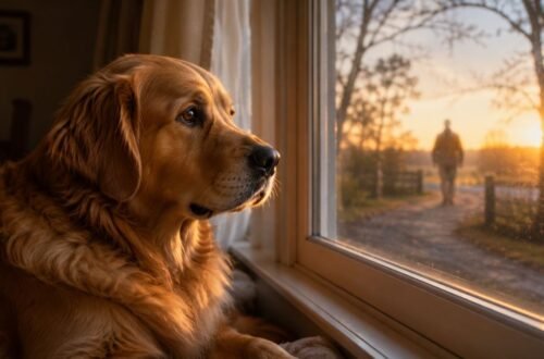 Nobody Believed This Golden Retriever Was Waiting for Someone… Until This Happened