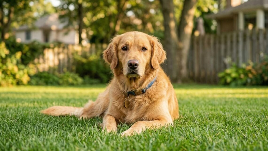 This Golden Retriever Found Something Strange in the Backyard
