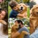 This Golden Retriever Loves Hugging Everyone
