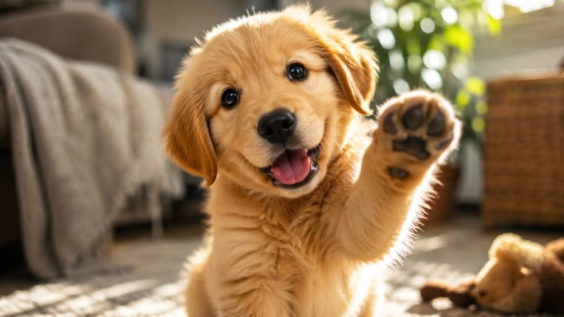 This Golden Retriever Puppy Just Did the Cutest Thing Ever