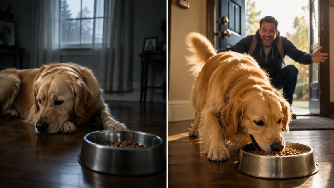 This Golden Retriever Refused to Eat… Until This Happened