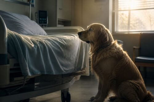 This Golden Retriever Refused to Leave… Here’s Why