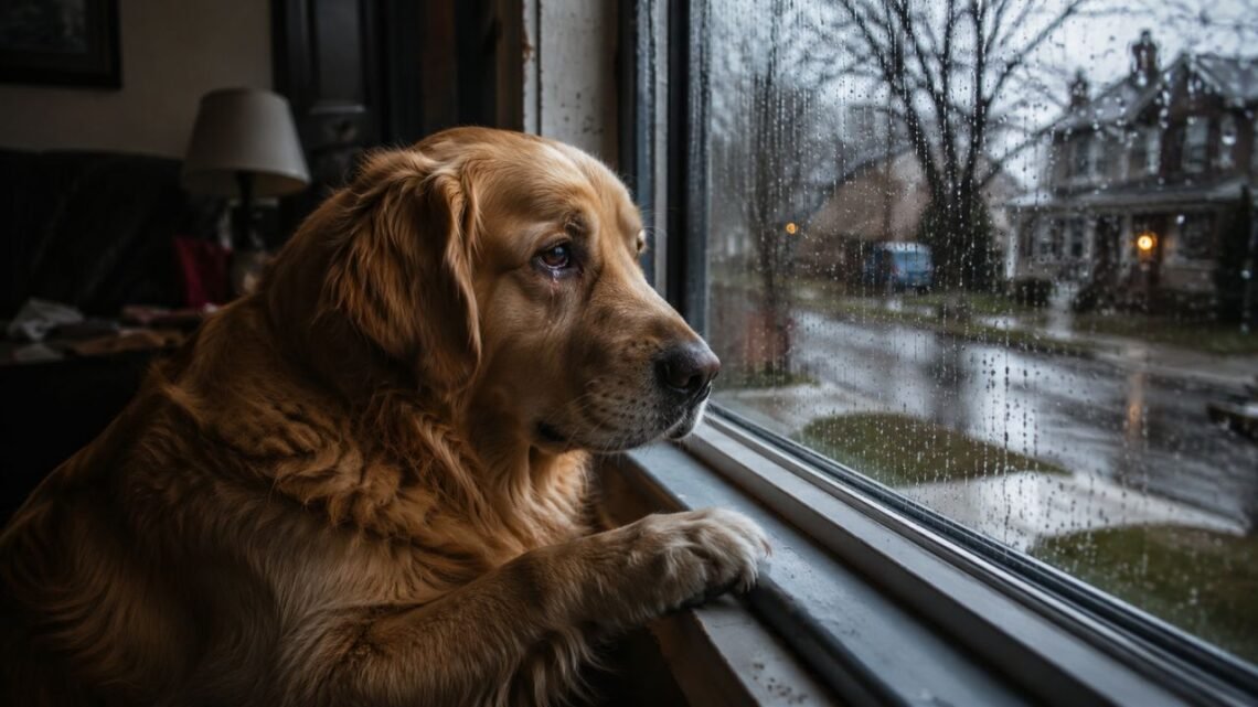 This Golden Retriever Sat by the Window Every Day… The Reason Will Break Your Heart