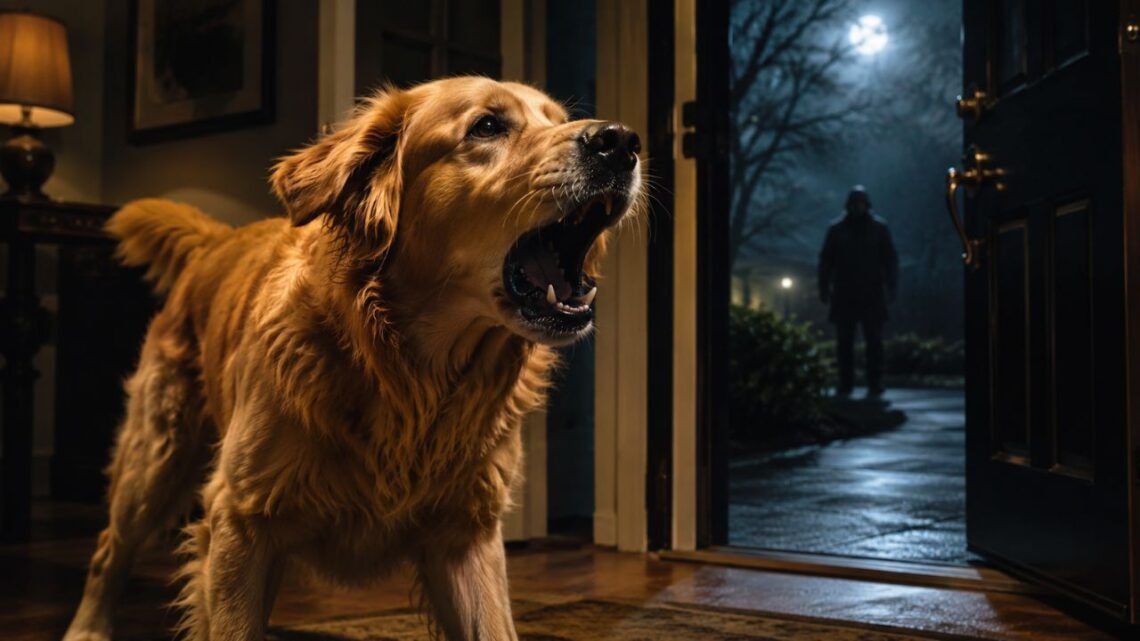This Golden Retriever Wouldn’t Stop Barking… Then They Found Out Why