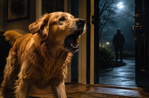 This Golden Retriever Wouldn’t Stop Barking… Then They Found Out Why