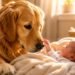 This Golden Retriever’s Reaction to a New Baby Is Too Sweet to Handle